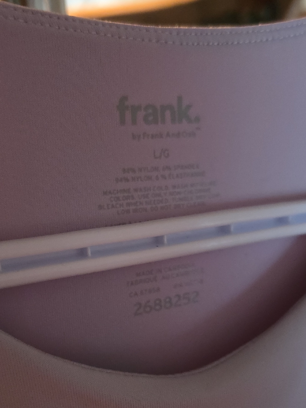 Frank & Oak Lilac Short Sleeve Top